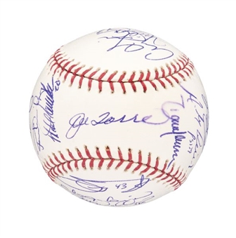 2006 New York Yankees Team Signed Baseball